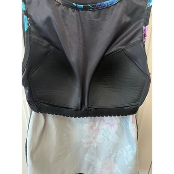 Lands' End Women's Floral‎ Tankini Swim Top Size 8 Multicolor - Picture 4 of 4